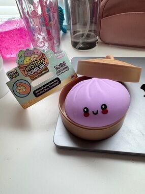 Mystery Dumpling Squishy - Lavender Kawaii Bun